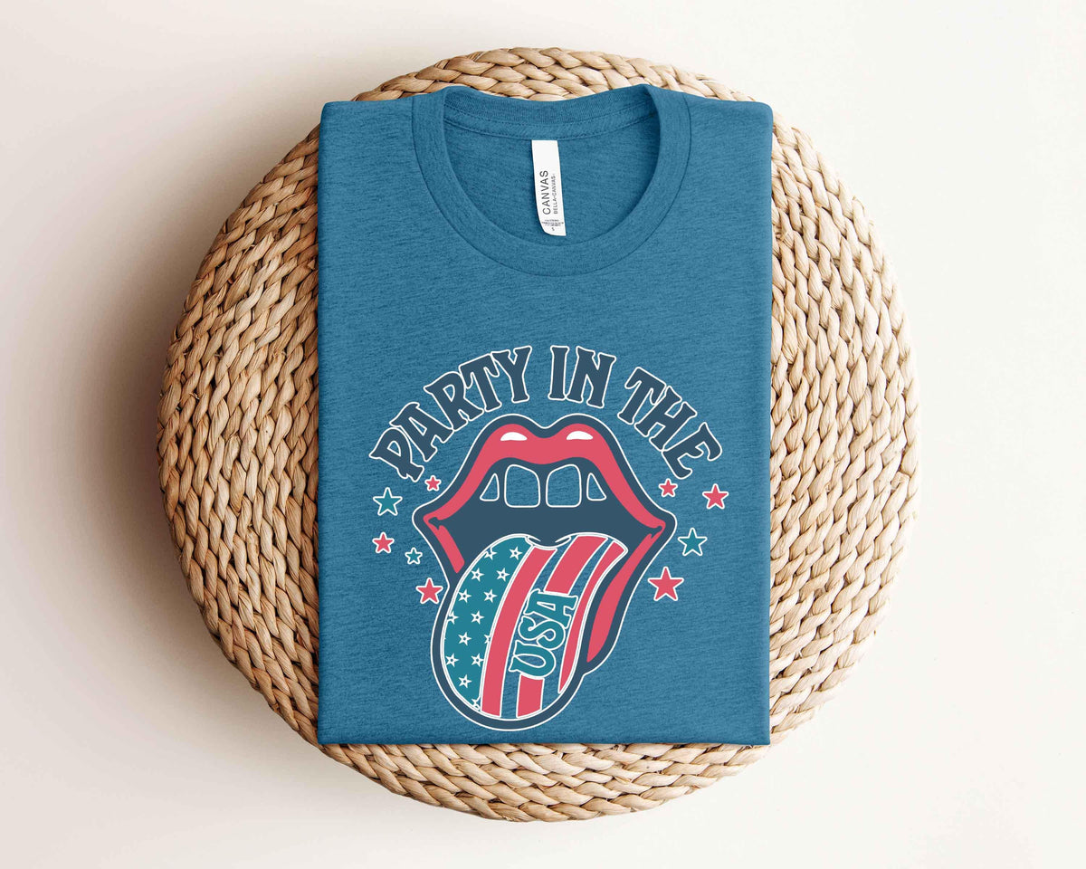 4th of July Fireworks Stars Shirt Fourth of July T ShirtPatriotic Mom ShirtGift for HerFarm 4th of july ShirtWoman 4th of July Shirt Graphic Tee – Aesthetic Look · Top Pick For Any Outfit