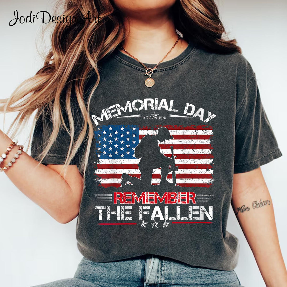 Memorial Day Remember The Fallen Shirt Remember Our Heroes Military Remembrance Tee America Shirt USA Flag Army Graphic Tee – Premium Graphic · Trending Graphic Apparel