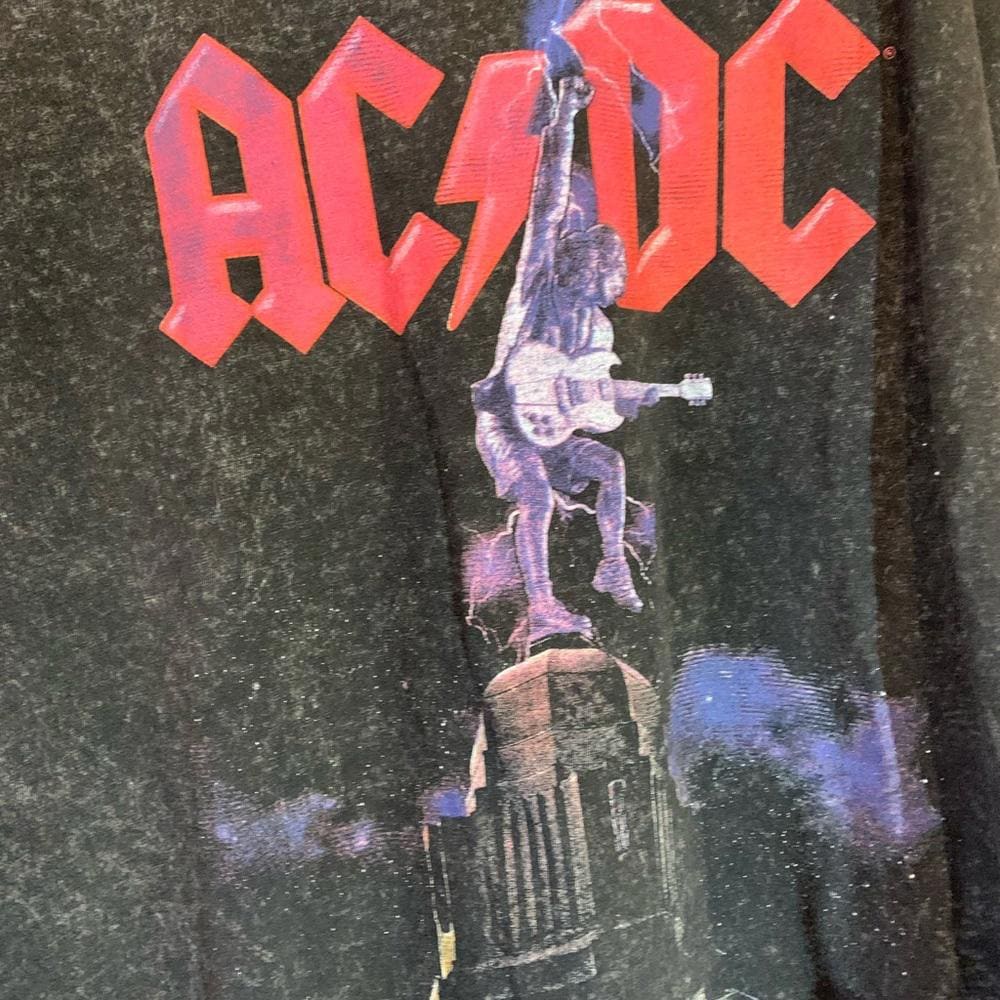 ACDC medium black graphic vintage T shirt Graphic Tee – Everyday Comfort · Trending Graphic Apparel