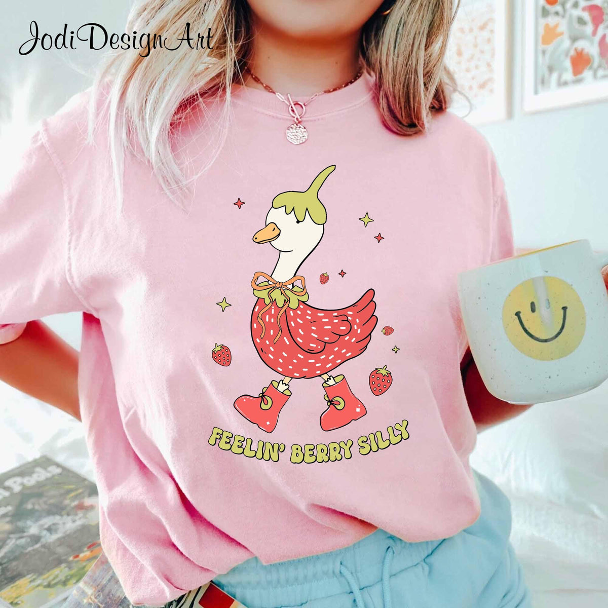 Feeling Berry Silly Funny Goose Shirt Cute Snarky Sarcastic Funny Goose University Trending Goose Goose Shirt Graphic Tee – Easygoing Wear · Trending Graphic Apparel