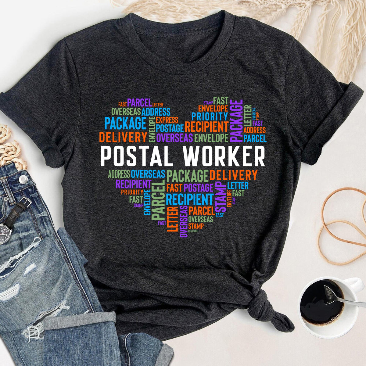 Postal Worker Shirt Postal Carrier Shirt Mailman T Shirt Postman T Shirt Mail Lady Shirt Postal Worker Tshirt Postal Gift Graphic Tee – Aesthetic Look · Great Gift For Fans