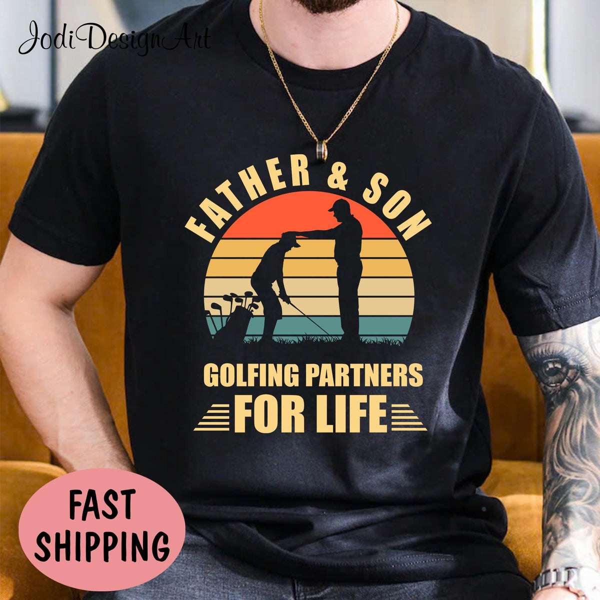 Father And Son Golfing Shirt Golfing Dad and Daddy39s Golfing Buddy Shirt Gift for Daughter Gift for Dad Gift for Husband Graphic Tee – Bold Style · Perfect For Daily Wear