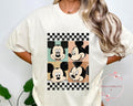 Retro Mickey Mouse Checkerboard Aesthetic Tee Retro Disneyland Shirt Disney Family Trip Shirt Disney Family Vacation Matching Shirts Graphic Tee – Everyday Comfort · Great Gift For Fans