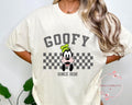 Goofy Since 1932 Retro Shirt Vintage Checkered Disney Tee Goofy Disney Gift Shirt for Fans Graphic Tee – Bold Style · Trending Graphic Apparel