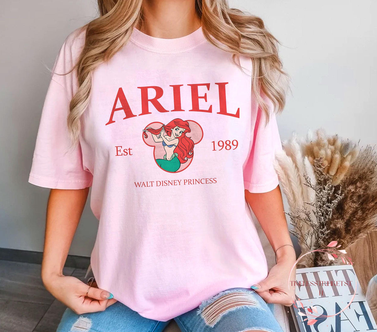 Ariel Est 1989 Disney Princess Shirt Retro Comfort Colors Tee Little Mermaid Vacation Shirt Family Matching Disney World Tee Graphic Tee – Aesthetic Look · Top Pick For Any Outfit