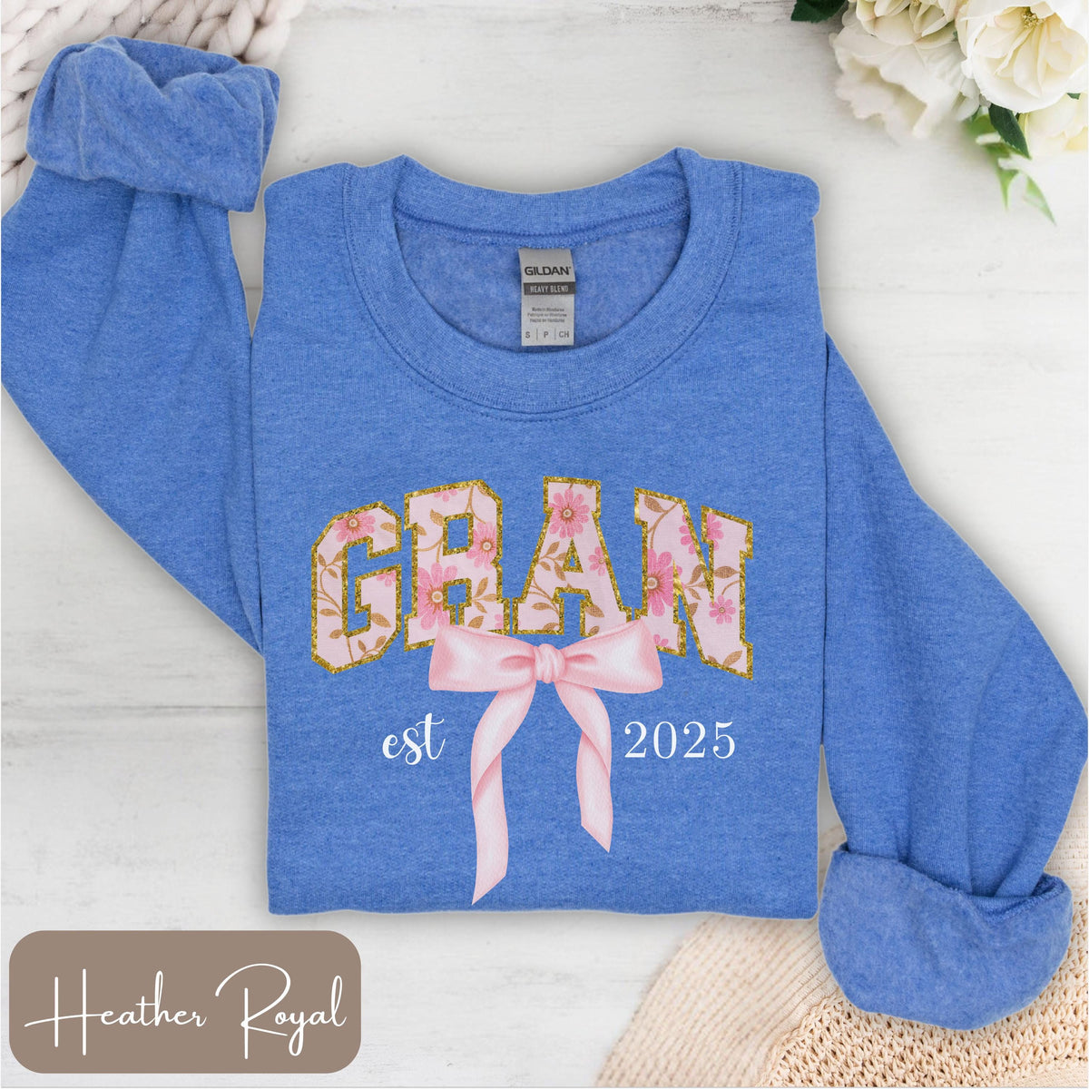 Custom Gran Est Sweatshirt Gran Est Sweater Sweatshirt for Gran Mother39s Day Gift for Gran New Grandma Gift Gran Established 2025 Shirt Sweatshirt – Aesthetic Look · Trending Graphic Apparel