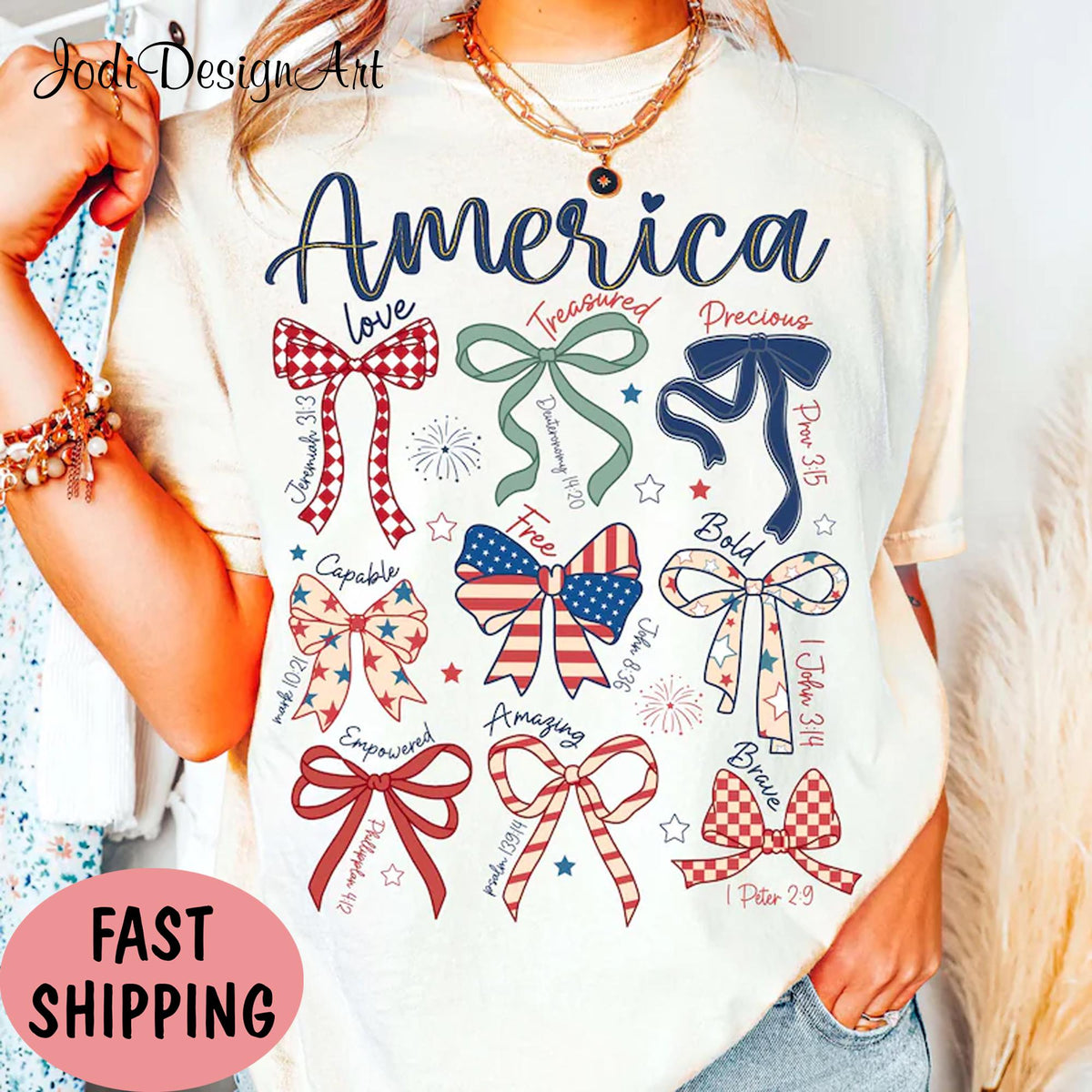 America Coquette USA Shirt 4th of July Shirt Patriotic Shirt Memorial Day Shirt God Say You Are Shirt Bible Verse Independence Day Graphic Tee – Warm & Stylish · Top Pick For Any Outfit