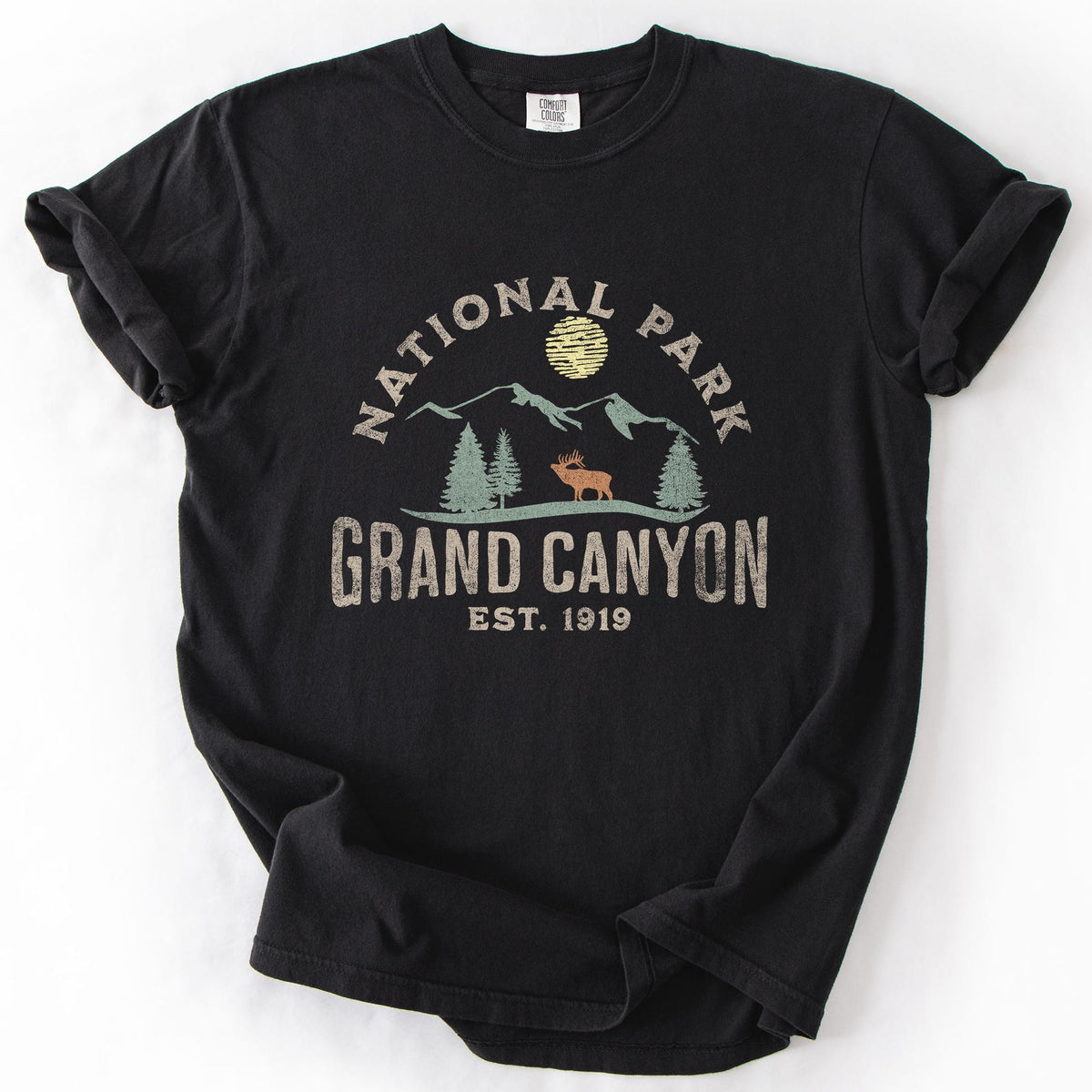Grand Canyon National Park Nature Outdoors Camping Hiking Comfort Colors T Shirt Graphic Tee – Soft Feel · Must-Have Style