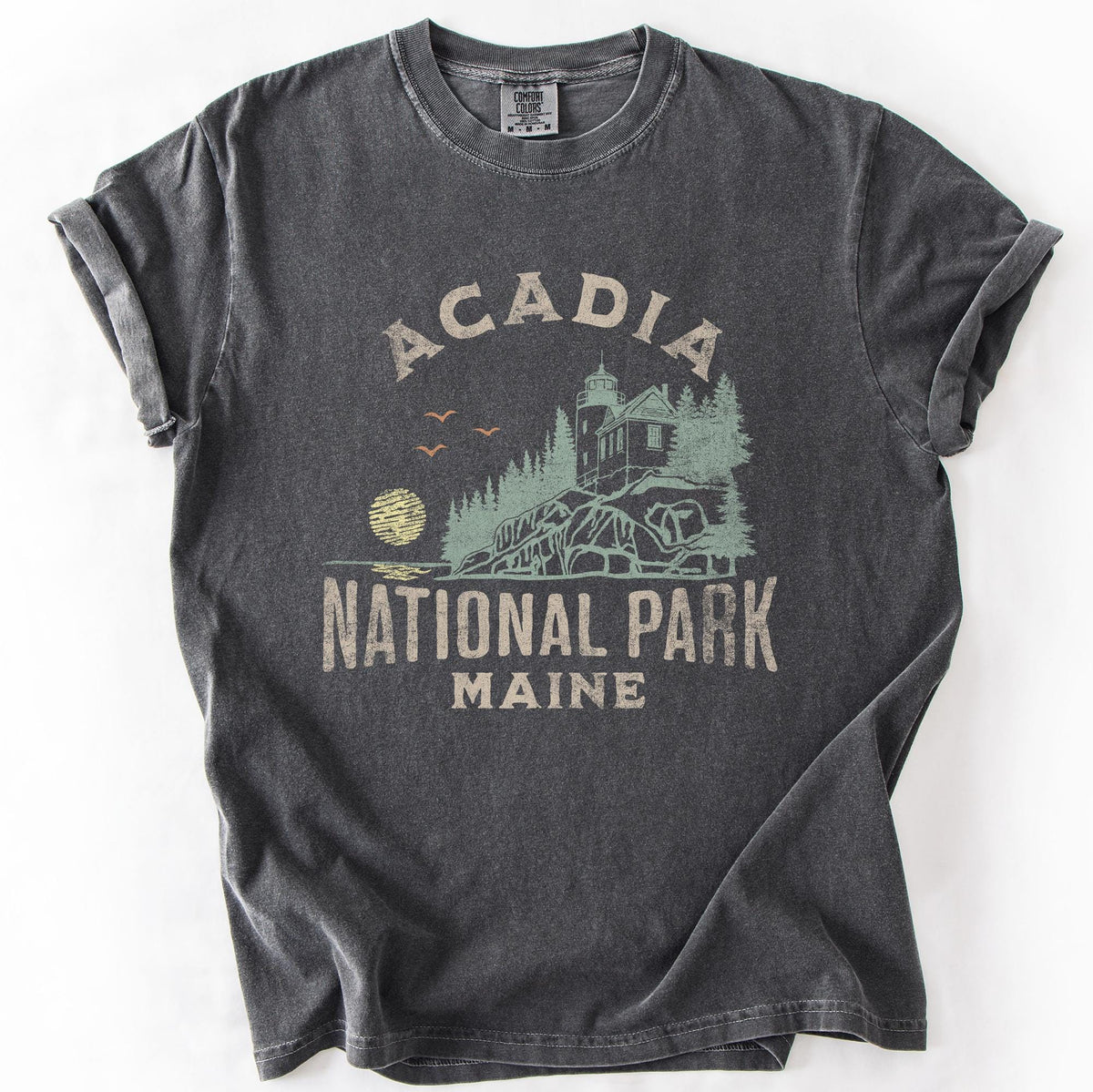 Acadia National Park Maine Nature Outdoors Camping Hiking Comfort Colors T Shirt Graphic Tee – Soft Feel · Top Pick For Any Outfit