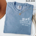 Comfort Colors Uncle Est Year Shirt Custom Gift for New Uncle Uncle Announcement Shirt Gift For Uncle Fathers Day Gift Gift from Nephew Graphic Tee – Feel-Good Design · Trending Graphic Apparel