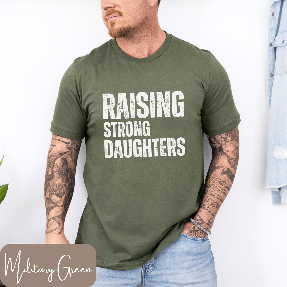 Raising Strong Daughters T Shirt Daughter Dad T Shirt Gift for Dad of Girls New Dad Gifts Father39s Day Gifts Dad to Daughters Shirt Graphic Tee – Soft Feel · High-Quality Print