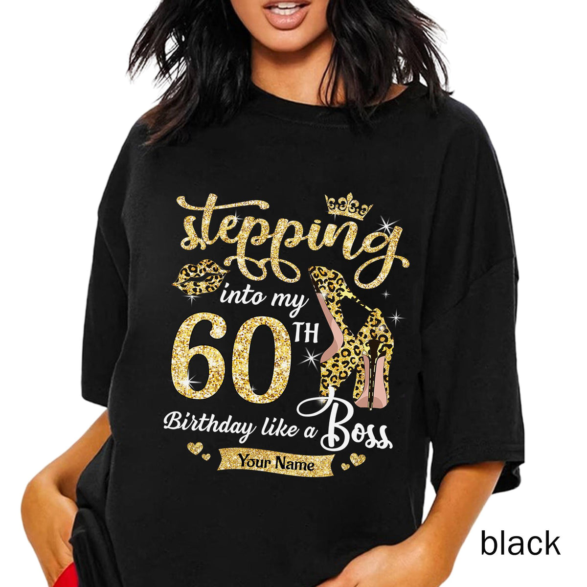 Stepping Into My 60th Birthday Like A Boss Shirt Personalized Gift for Women T Shirt Custom Age Birthday Sweatshirt Chapter 60 Tee Sweatshirt – Aesthetic Look · Great Gift For Fans