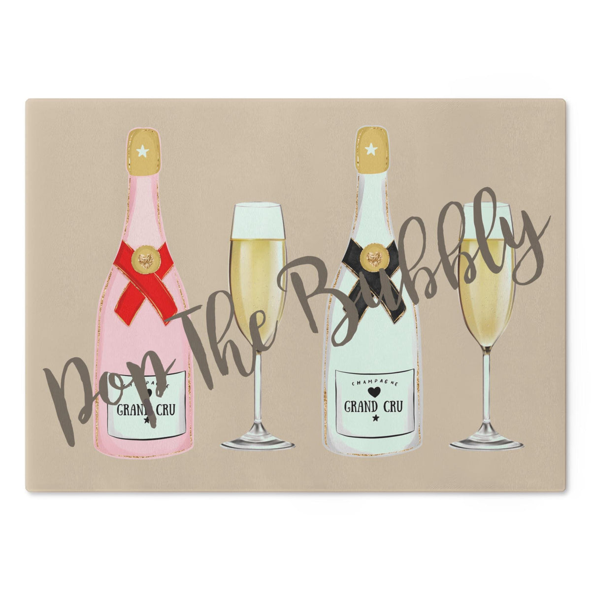 Champagne Glass Cutting Board Pop The Bubbly Kitchen Decor Bar Cart Accessory Wine Lover Gift Bridal Shower Present Housewarming Gift Graphic Tee – Premium Graphic · Top Pick For Any Outfit