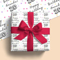 Personalized Birthday Gift Wrapping Paper Colorful Custom Happy Birthday Print Milestone Celebrations Unique Gift Wrap Ideas GW 1 Graphic Tee – Fan Favorite · Top Pick For Any Outfit