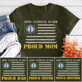Proud Army National Guard Shirts Custom Military Support Tee for Family and Friends Basic Training Graduation Gift Army Guard Apparel Graphic Tee – Aesthetic Look · Perfect For Daily Wear