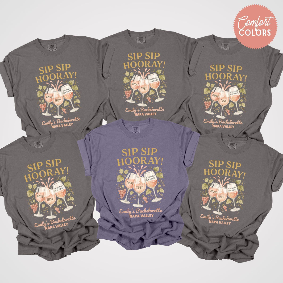 Personalized Winery Bachelorette Shirt Wine Lover Gift Napa Valley Shirt Bridal Party Gift Custom Bride Tee Bridesmaid Proposal Graphic Tee – Feel-Good Design · Trending Graphic Apparel
