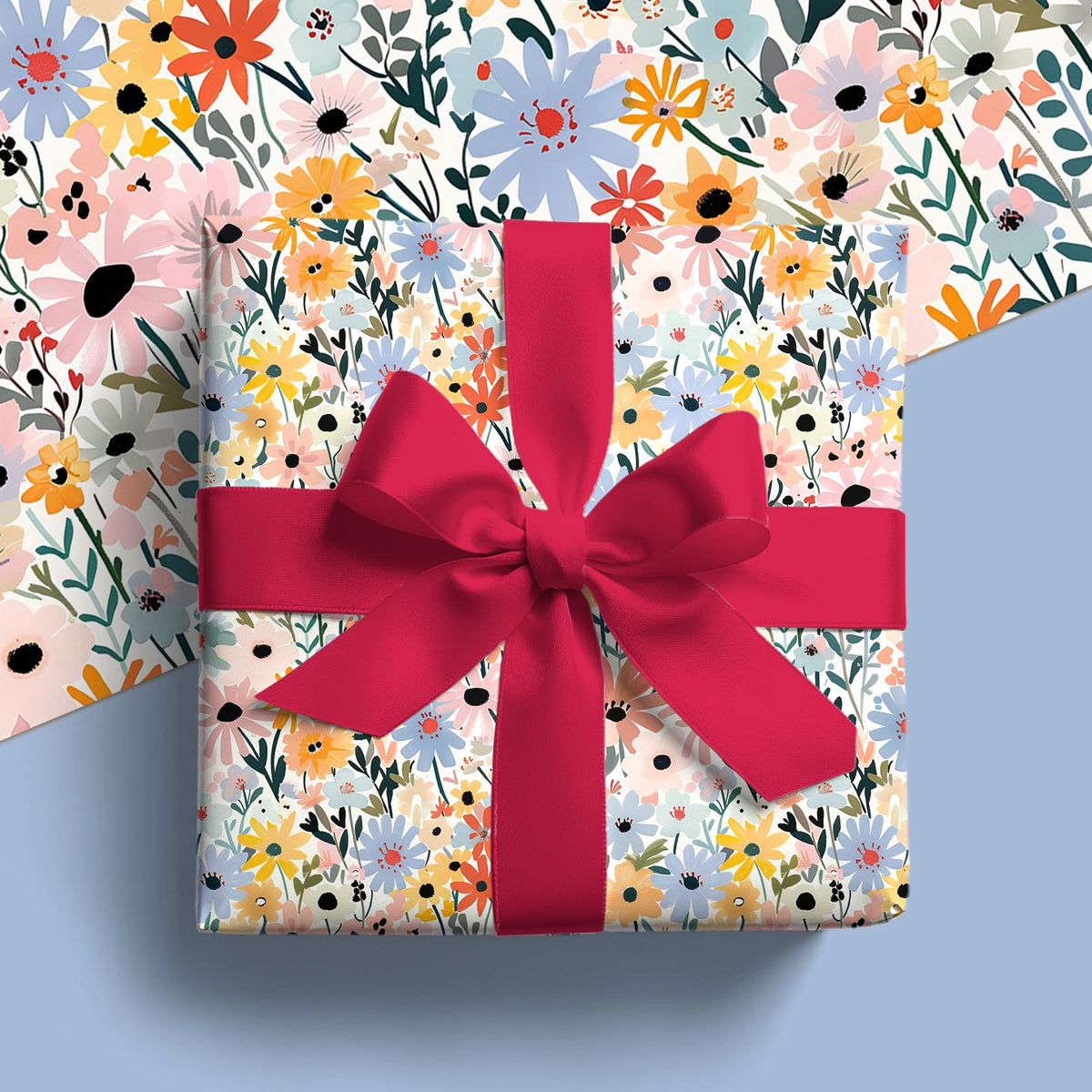 Floral Gift Wrapping Paper Colorful Flower Print Wrap for Birthdays Weddings Eco Friendly Wrapping Sheets Spring Flowers DesignGW 21 Graphic Tee – Premium Graphic · Top Pick For Any Outfit