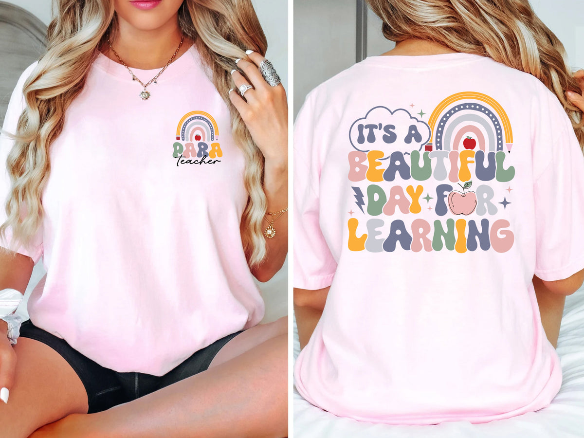 Para Teacher Boho Rainbow Shirt Para Squad Shirt Cute Para Tee Para Shirts Para Appreciation Tee Para Life Para Teacher Gift Graphic Tee – Aesthetic Look · Top Pick For Any Outfit