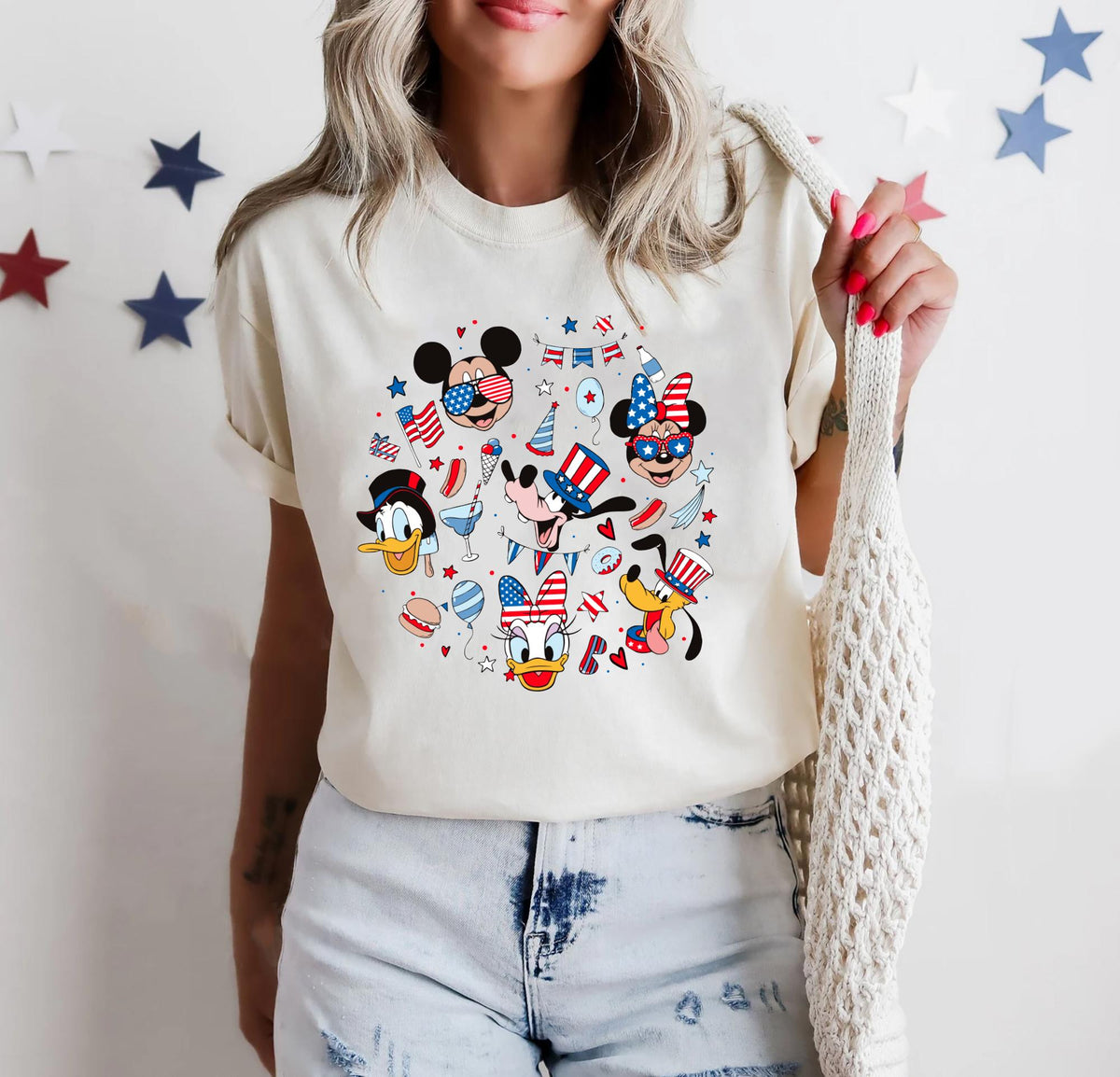 4th of July Mickey Friends Shirt Disney Family Shirt Disney Trip Shirt Disney 4th of July Shirt 4th of July Mickey and Friends Graphic Tee – Easygoing Wear · Must-Have Style