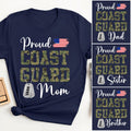 Proud Coast Guard Mom Shirt USCG Basic Training Graduation Gift Military Family Support Tee Boot Camp Apparel Coastie Mom T Shirt Graphic Tee – Fan Favorite · Top Pick For Any Outfit