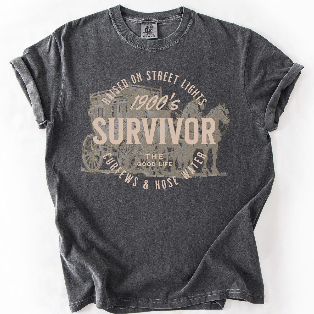 1900s Survivor Funny Gen X Comfort Colors T Shirt Graphic Tee – Aesthetic Look · Must-Have Style