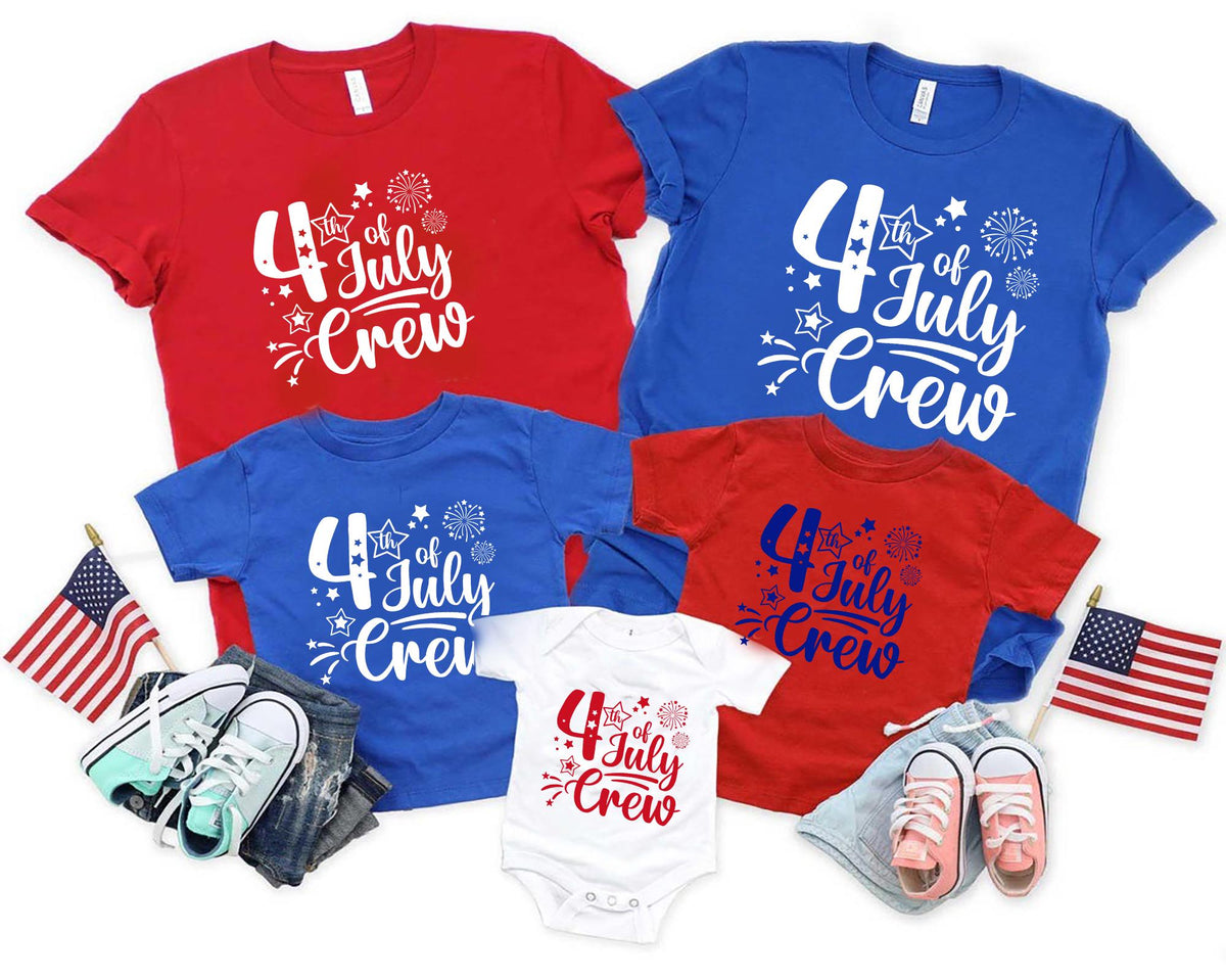 4th of July Crew shirt4th of July Crew Cousin matching family matching fourth of july shirt 4th of july shirt merica shirt USA shirt Graphic Tee – Easygoing Wear · Trending Graphic Apparel