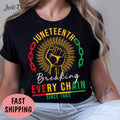 Juneteenth Shirt Breaking Every Chain Since 1865 Shirt Black History Shirt African American Celebrate Juneteenth Black Power Graphic Tee – Premium Graphic · Trending Graphic Apparel