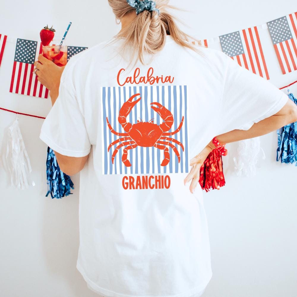 Beach Crab Graphic T Shirt Nautical Summer Tee Vacation Wear Gift for Ocean Lovers Coastal Style Seafood Enthusiast Graphic Tee – Cozy Vibes · Must-Have Style