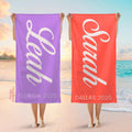 Custom Bachelorette Party Beach Towel Retro Style Design Florida 2025 Personalized Beach Towel for Pool Pool Towel Gift Idea BT 8 Graphic Tee – Everyday Comfort · Perfect For Daily Wear