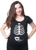 Skeleton Cat Maternity T Shirt Pregnancy Halloween Costume Funny Xray Tee Shirt Graphic Tee – Everyday Comfort · High-Quality Print