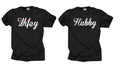Hubby Wifey T shirts Wedding Day Funny Couple T shirts Wedding Party Tees Graphic Tee – Bold Style · Must-Have Style
