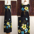 Vintage 60s Hawaiian Floral Hibiscus Luau Sun Dress Medium Graphic Tee – Premium Graphic · Top Pick For Any Outfit
