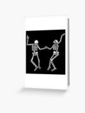 Dancing Skeletons Greeting Card