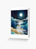 Moon Glow Greeting Card