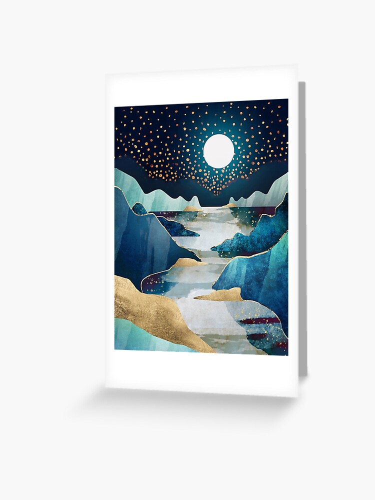Moon Glow Greeting Card