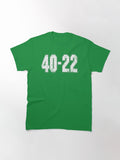 Philadelphia Football Team. 40-22. Vintage. 2 Classic T-Shirt