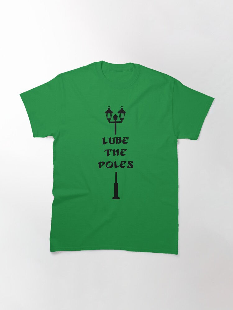 Lube the Poles: Philadelphia Football Team Black Edition Classic T-Shirt
