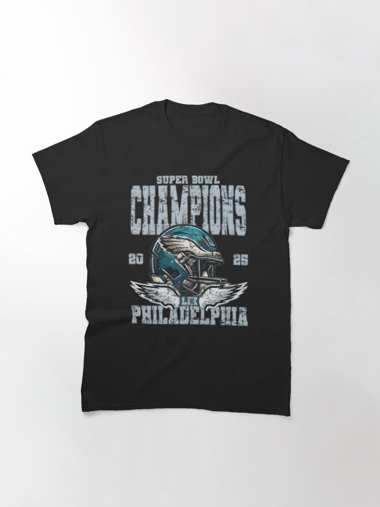 Retro Philadelphia Football Victory 2025 Vintage Style Championship Design City of Brotherly Love Sports Fan Art