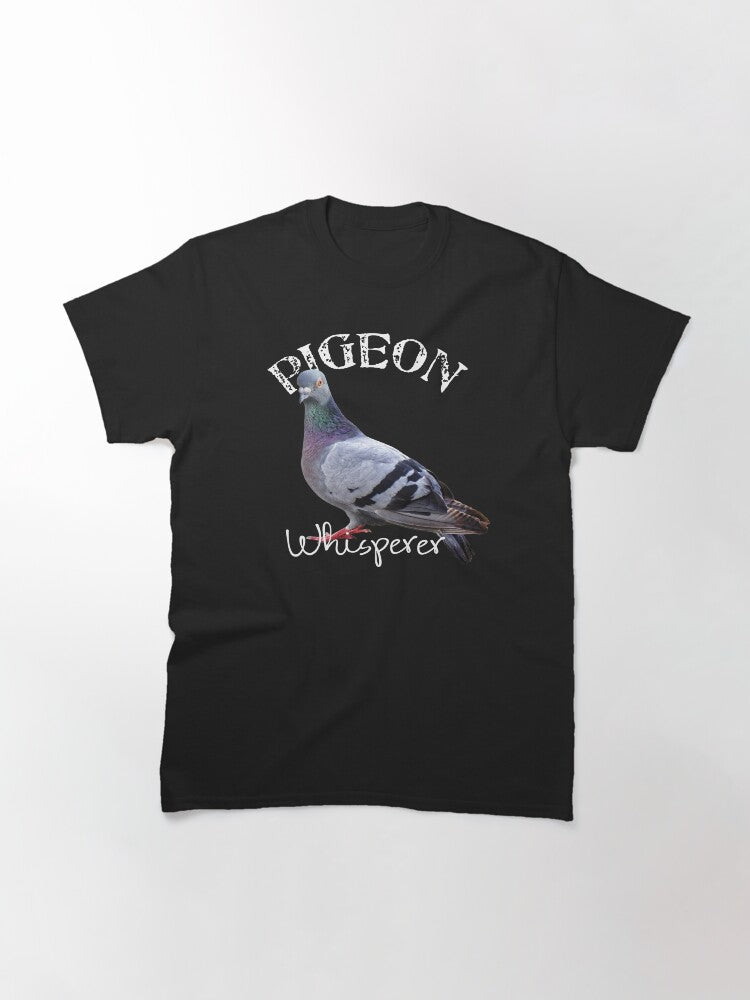 Pigeon Whisperer Funny I Love Pigeons Bird Lover Gift Watcher Classic T Shirt Everyday Wear