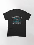 Funny Philadelphia Pro Football - Sundays Are for Jesus and Philly Classic T-Shirt