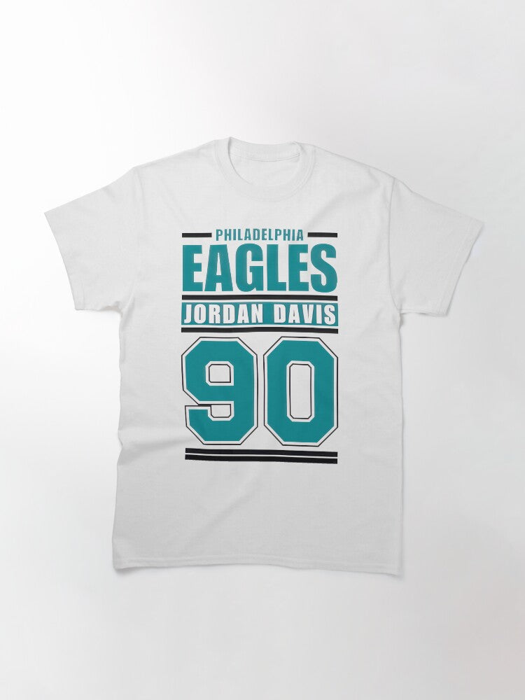 Philadelphia Football Team Jordan Davis Players Classic T-Shirt