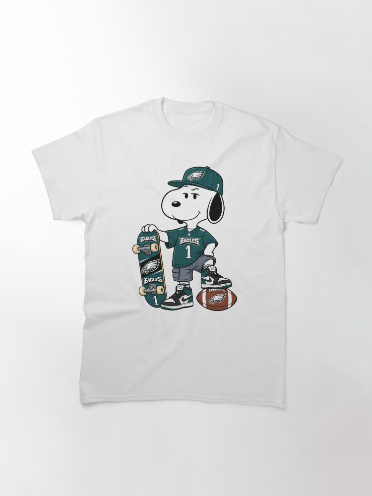 Snoopy Philadelphia Football Team Retro F012 Classic T-Shirt