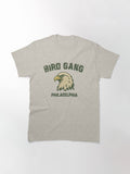 Philadelphia Football Team Bird Gang Distressed Text Green Classic T-Shirt