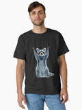 Raccoon Shirt-Cool Nature Raccoon Tee Cute Raccoon Classic T-Shirt