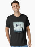 NI Knights with antlers album cover parody-music lovers humor Essential T-Shirt