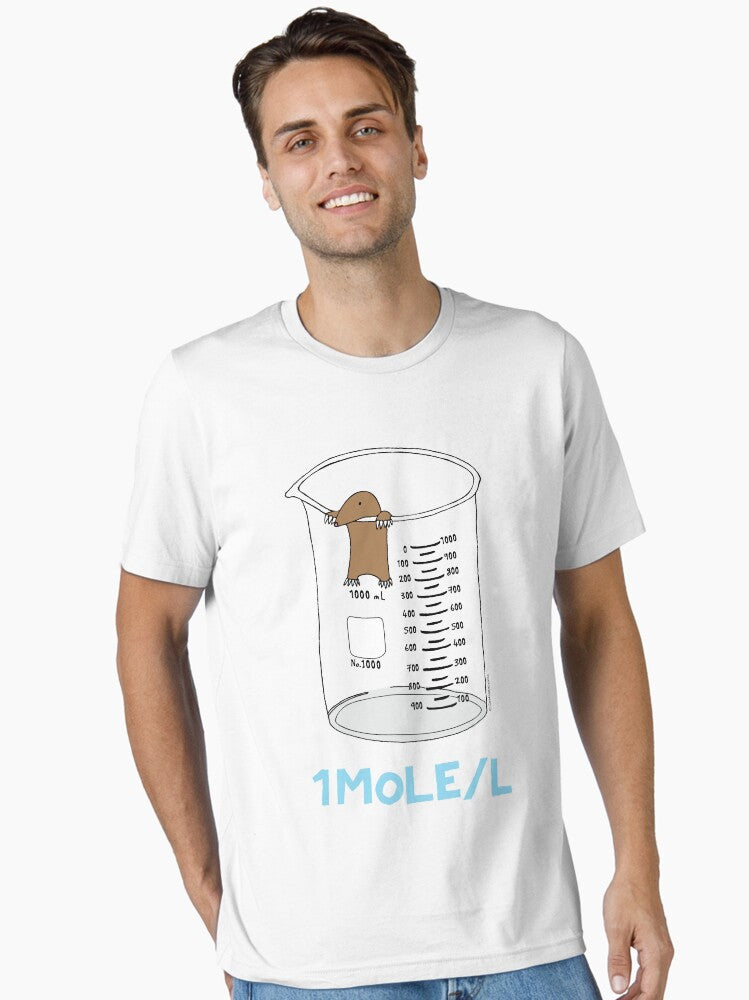 Chemistry 1 Mole per Litre for Mole or Avogadro's Day Essential T-Shirt