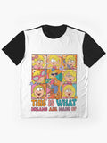 Cartoon Retro 2000s Boy Children Vintage Comedy Girl Funny Graphic T Shirt Minimal Style