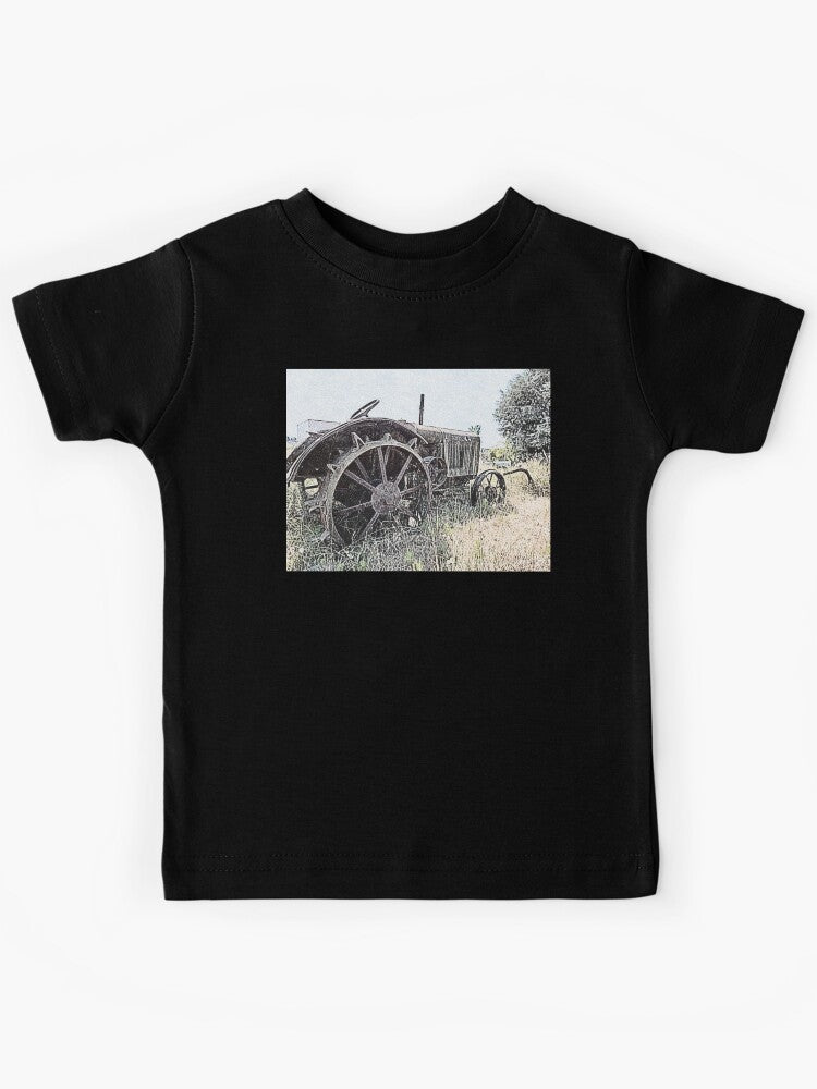Watercolor Tractor Dream 2 Kids T-Shirt