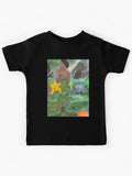 Eden revisited acrylic painting representing eve in the garden of Eden Kids T-Shirt