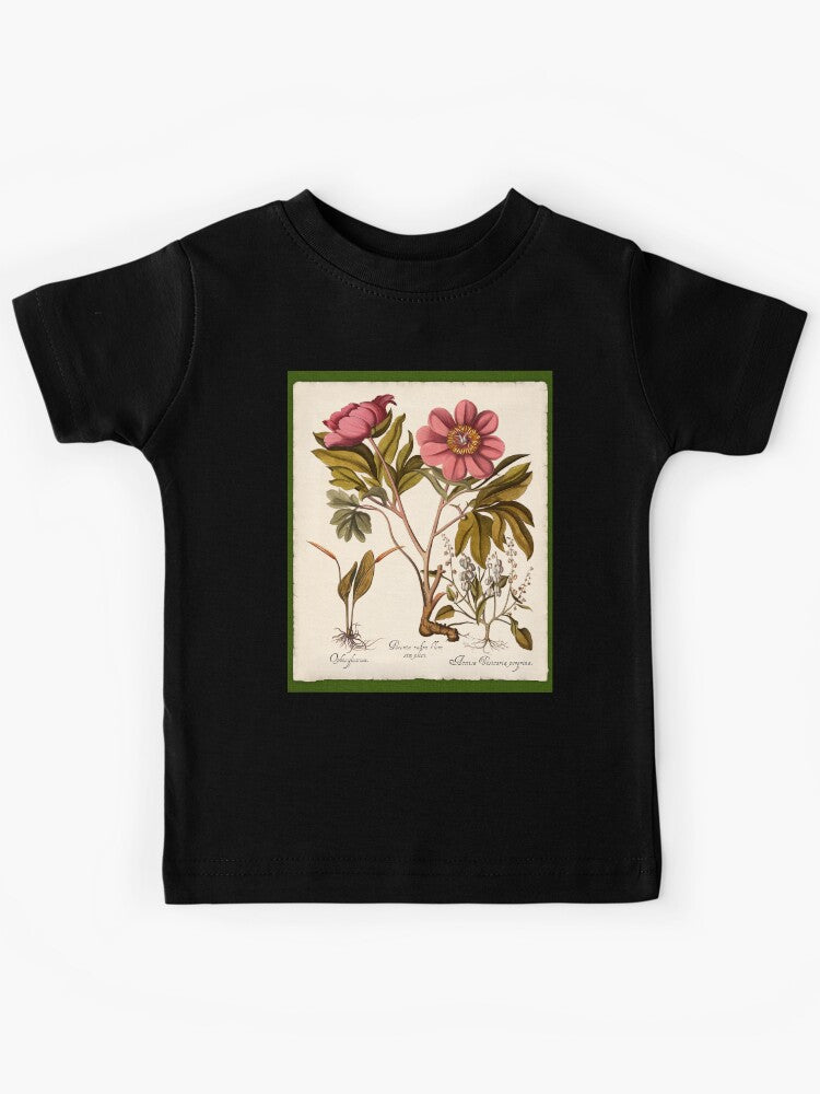 Botanica Nostalgia IV plant botanical study Kids T-Shirt